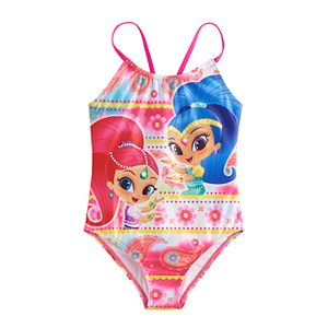 Girls 4-6x Shimmer & Shine One Piece Swimsuit