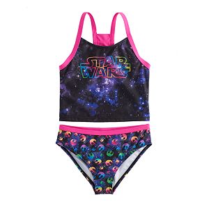 Girls 4-6x Star Wars 2-pc. Tankini & Scoop Bottoms Swimsuit Set