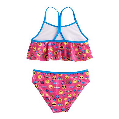 Girls 4-6x Emoji 2-pc. Bikini Swimsuit Set