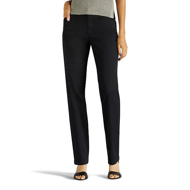 Women's Lee Slim Straight-Leg Tailored Chino Pants