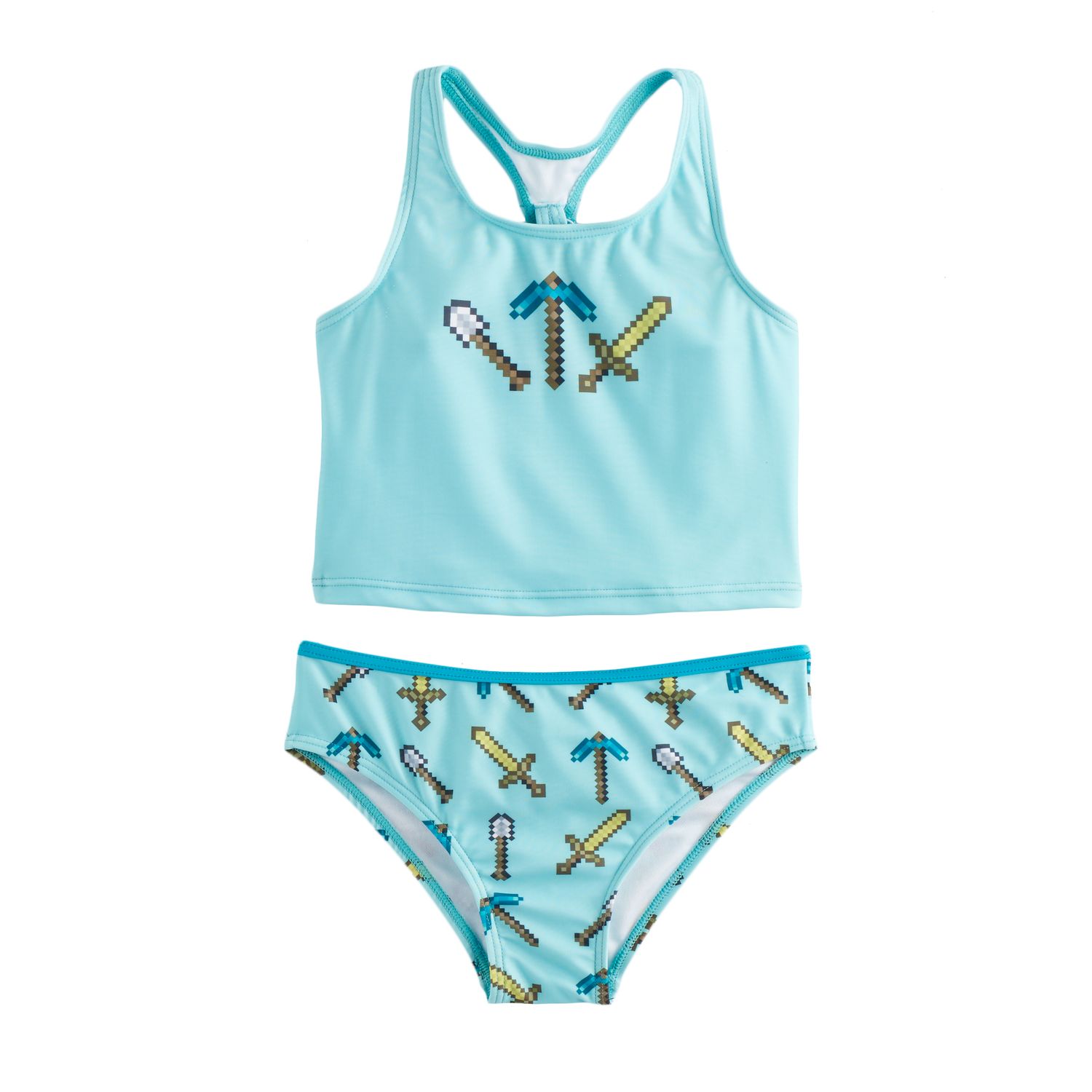 girls minecraft swimsuit