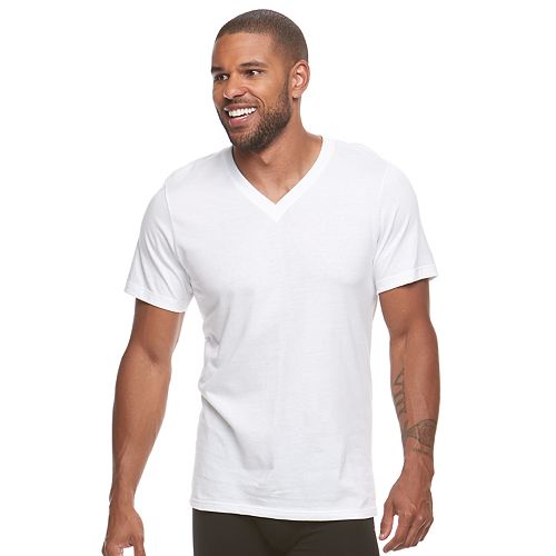 Men's Jockey 6-pack Value StayNew V-neck Tees