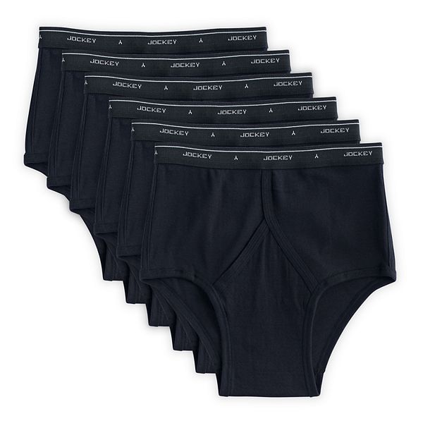 Jockey Mens Underwear Classic Full Rise Brief 6 Pack