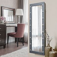 New View Marquee Wall, Floor & Over-The-Door Mirror Jewelry Armoire + $15 Kohls Cash