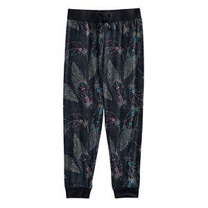Girls 7-16 & Plus Size Mudd® Ribbed Waist Patterned Jogger Pants