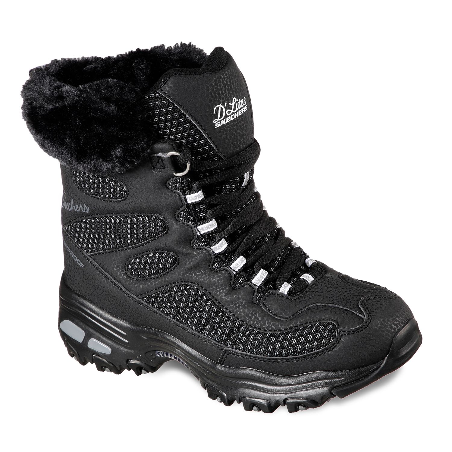 skechers knee high winter boots
