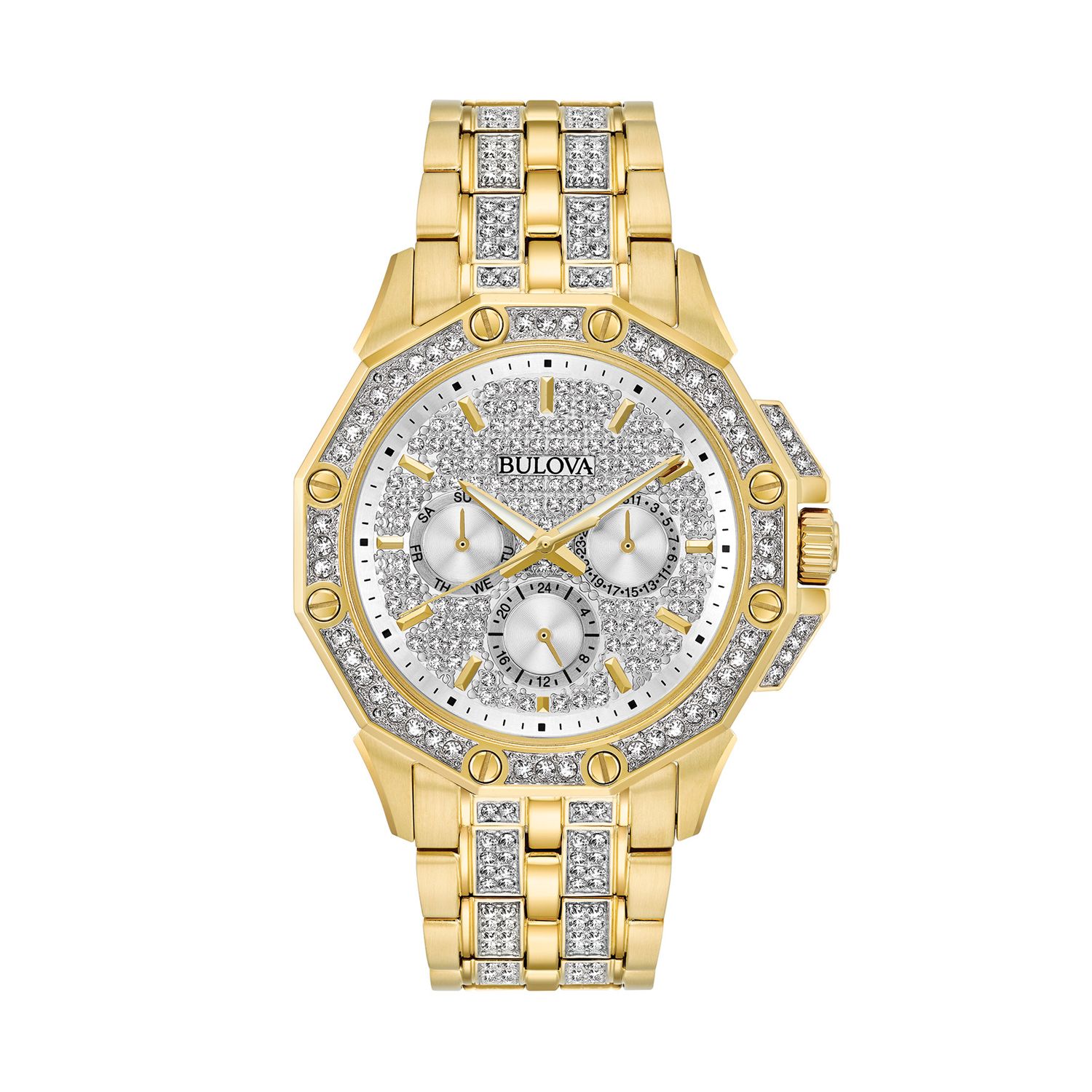 bulova iced watch