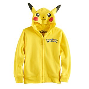 Boys 4-7 Pokemon Pikachu Zip Hoodie