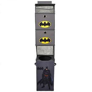 DC Comics Batman Closet Hanging Organizer & Storage Bin Set