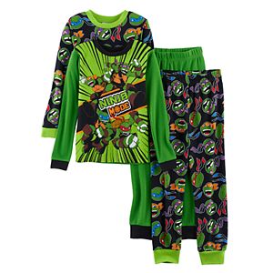 Boys 4-10 Teenage Mutant Ninja Turtles 4-Piece Pajama Set