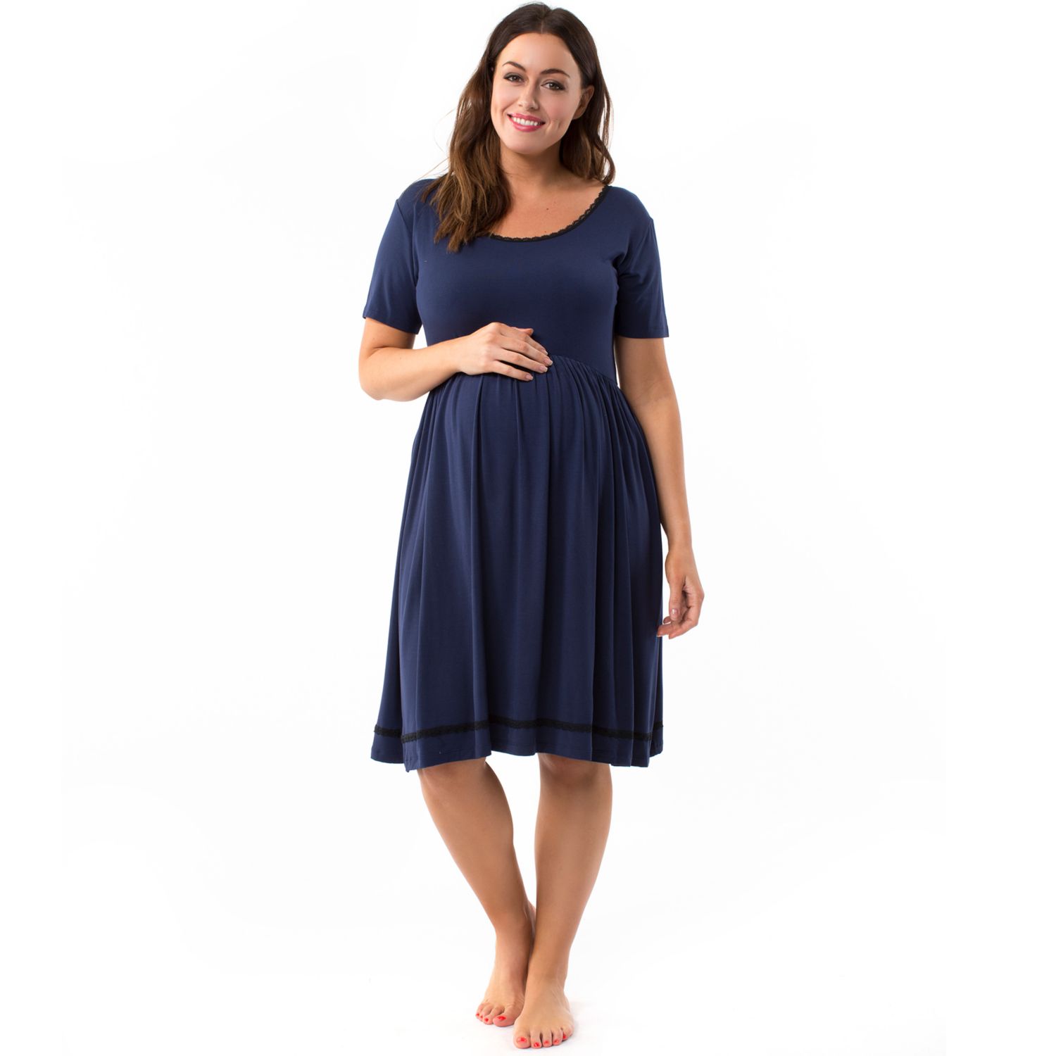 plus size maternity nightgown