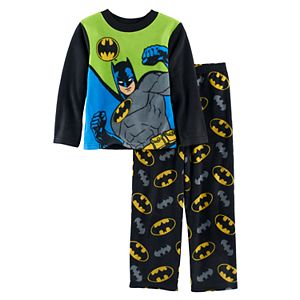 Boys 4-10 DC Comics Batman 2-Piece Fleece Pajama Set