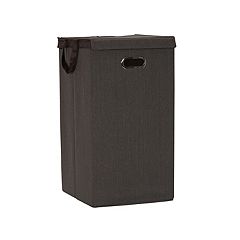 Juvale Collapsible Laundry Basket Large with Drawstring Top Closure (13.4 x 22 in)