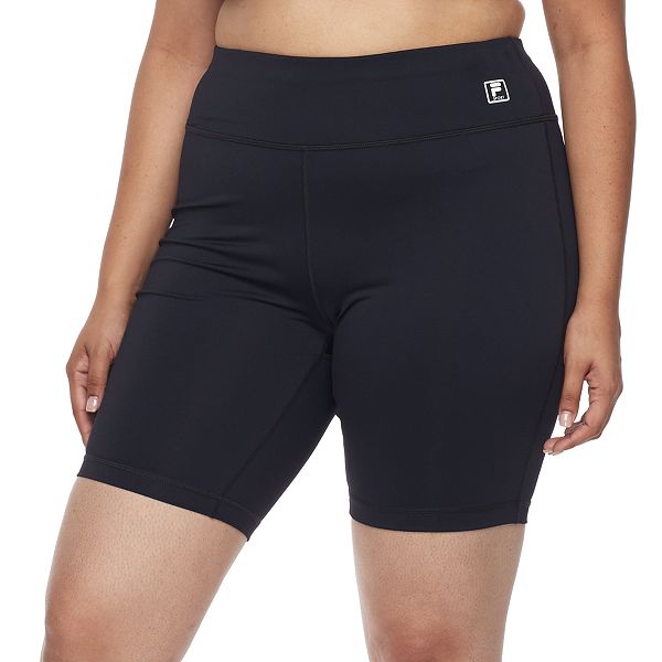 Plus Size Fila Sport High Waist Bike Shorts