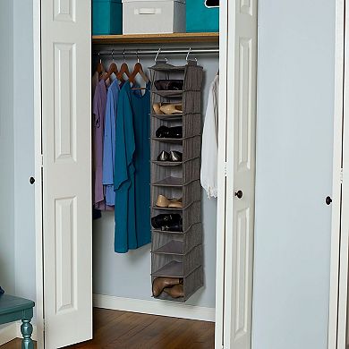 Household Essentials 10-Pocket Hanging Closet Organizer