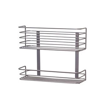 Hinge-It Cabinet Door 2 tier Storage Rack