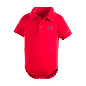 Baby Boy Under Armour Logo Polo Bodysuit