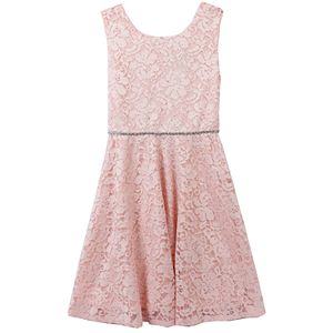 Girls 7-16 & Plus Speechless Glitter Lace Dress