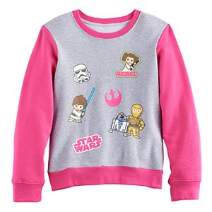 Girls 7-16 Star Wars Graphic Colorblock Pullover Sweatshirt