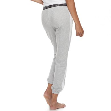 Juniors' SO® Pajamas: Velour Piecing Banded Bottom Sleep Pants Pants