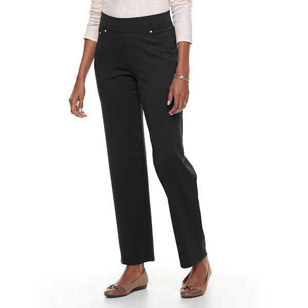 Women's Cathy Daniels Ponte Pull-On Pants