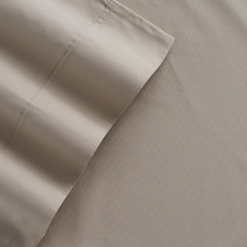 Columbia Cooling Sheet Set or Pillowcases, Beig/Green