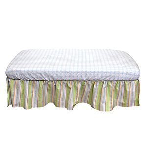 Nurture Basix 2-pc. Neutral Stripe Dust Ruffle & Crib Sheet Starter Set