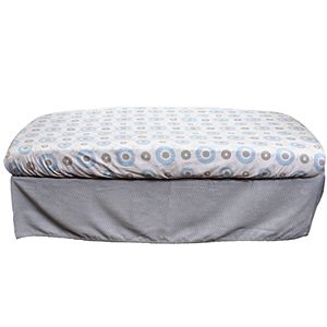 Nurture Basix 2-pc. Gray Chevron Dust Ruffle & Crib Sheet Starter Set