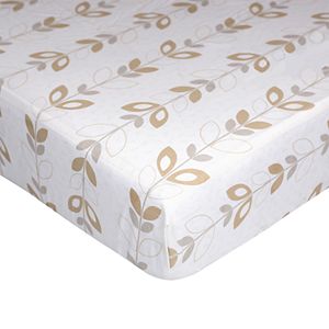 Nurture Basix 2-pc. Tan Twill Dust Ruffle & Crib Sheet Starter Set