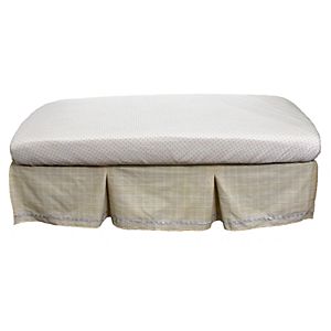 Nurture Basix 2-pc. Tan Twill Dust Ruffle & Dotted Crib Sheet Starter Set