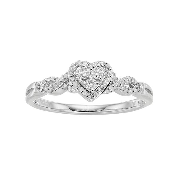 Diamond Heart Ring