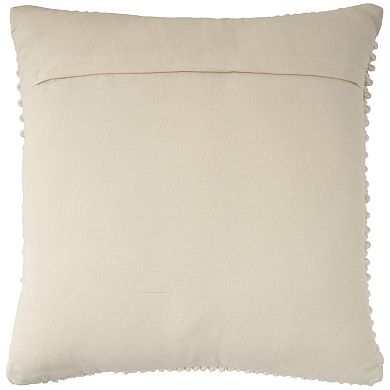 Mina Victory Home for the Holidays Looped Christmas Tree Throw Pillow