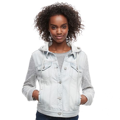 sweat shirt jean jacket