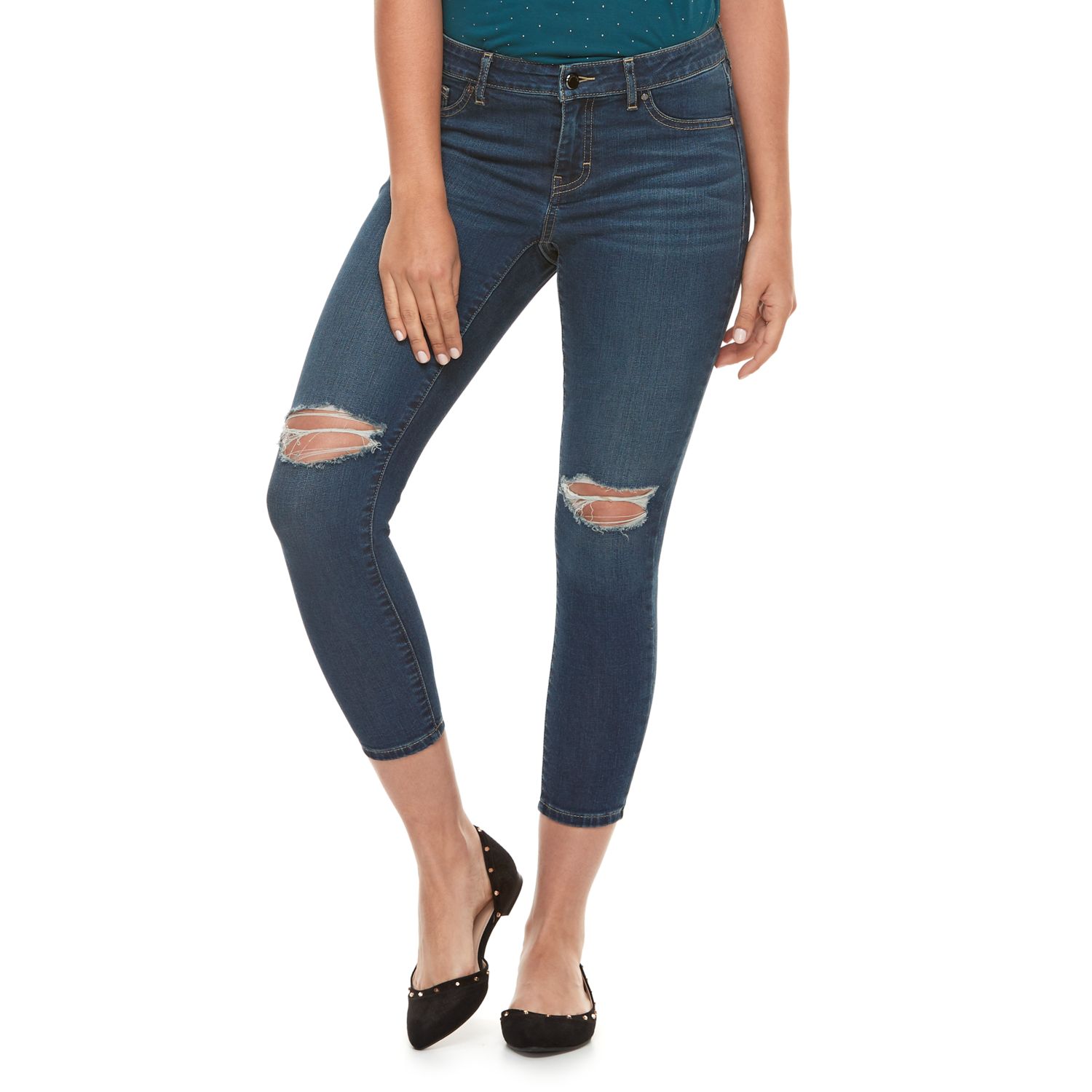 kohls cropped jeans