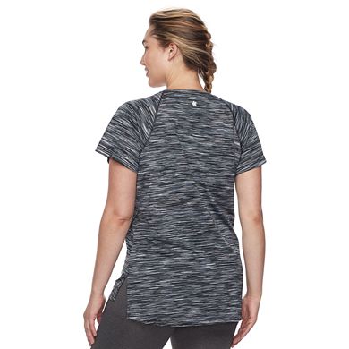 Plus Size Tek Gear® Space-Dyed Performance Base Layer Tee 