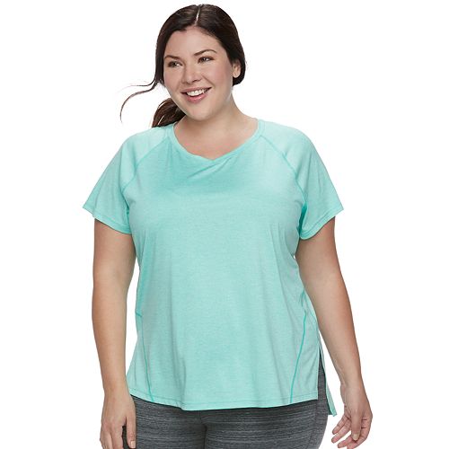 Plus Size Tek Gear® Space-Dyed Performance Base Layer Tee