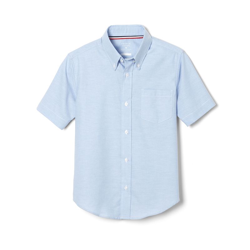 Boys 4-20 French Toast Button-Front Oxford Shirt, Boys, Size: 10 HUSKY, Bl