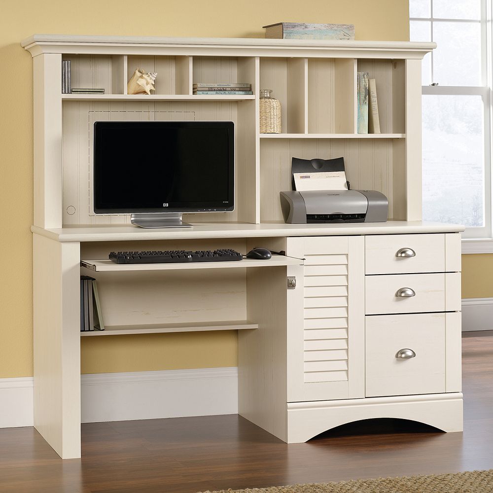 Sauder Woodworking Harbor View Hutch Desk