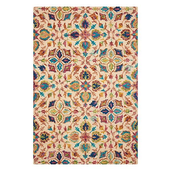 Nourison Vivid Floral Wool Rug