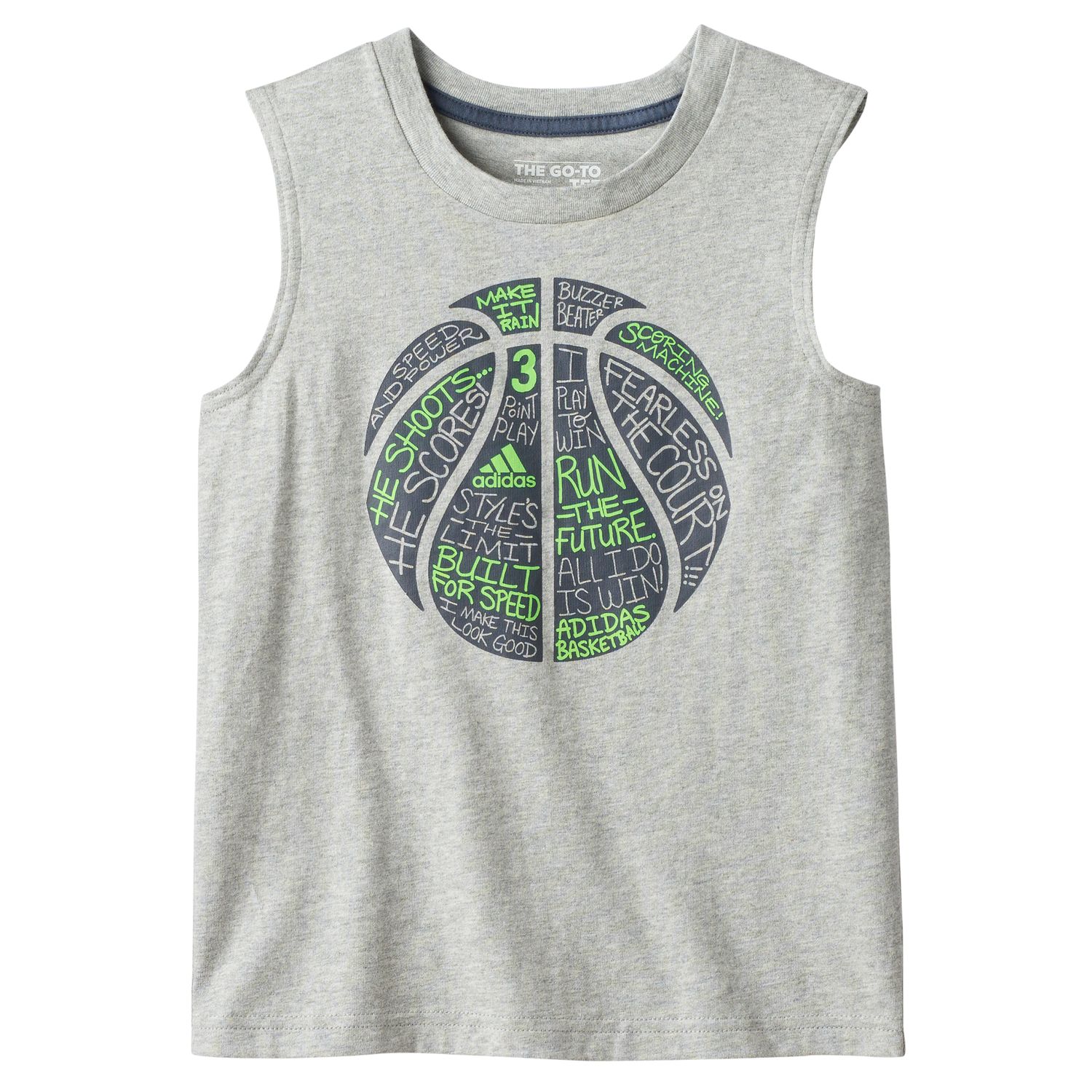 boys adidas tank top