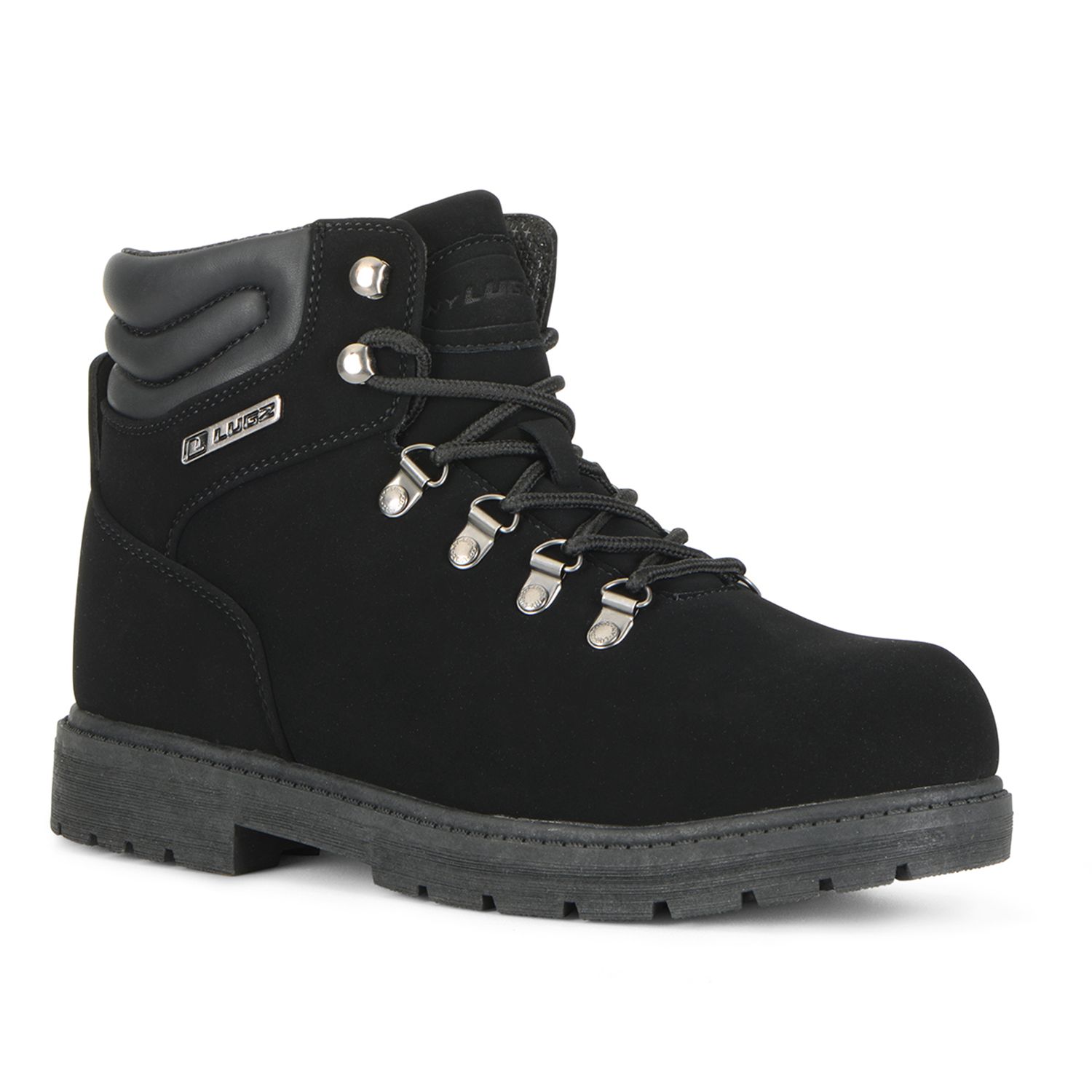 mens lugz black boots