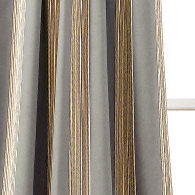 Half Moon Julia Room Darkening Window Curtains Set