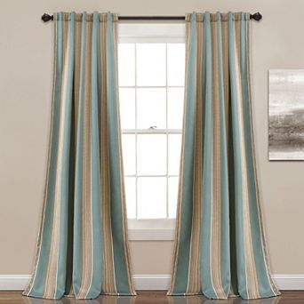 Half Moon Julia Room Darkening Window Curtains Set