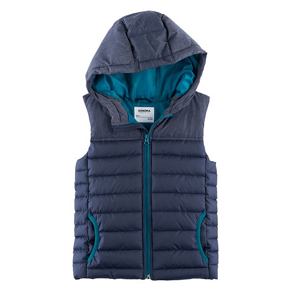 Boys 4-7x Sonoma Goods For Life® Quilted Hooded Vest