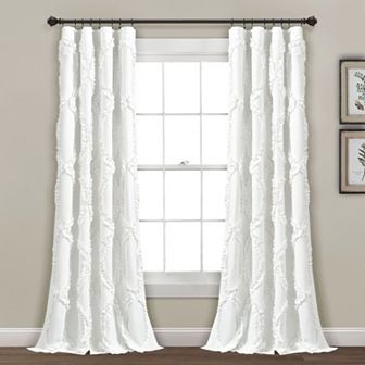 Lush Decor 1-Panel Avon Window Curtain