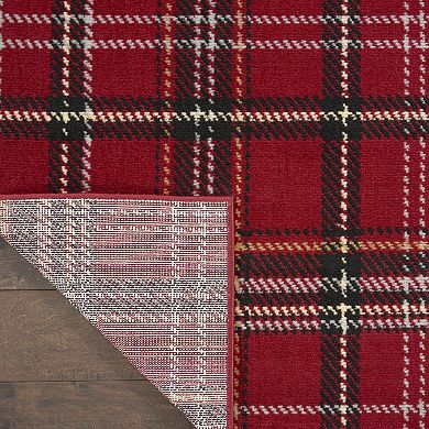 Nourison Grafix Plaid Area Rug