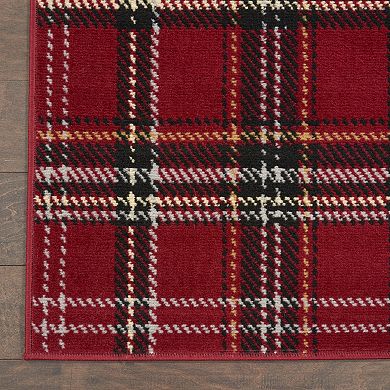 Nourison Grafix Plaid Area Rug