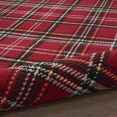 Nourison Grafix Plaid Area Rug
