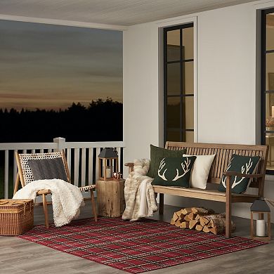 Nourison Grafix Plaid Area Rug