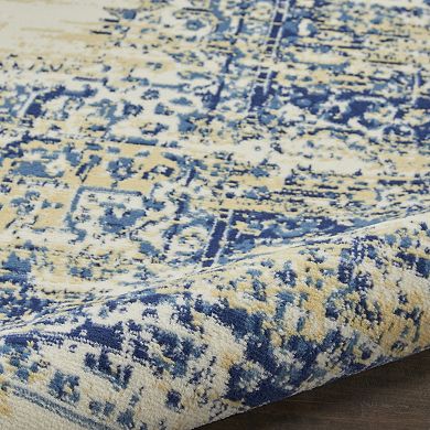 Nourison Grafix Distressed Vintage Medallion Rug